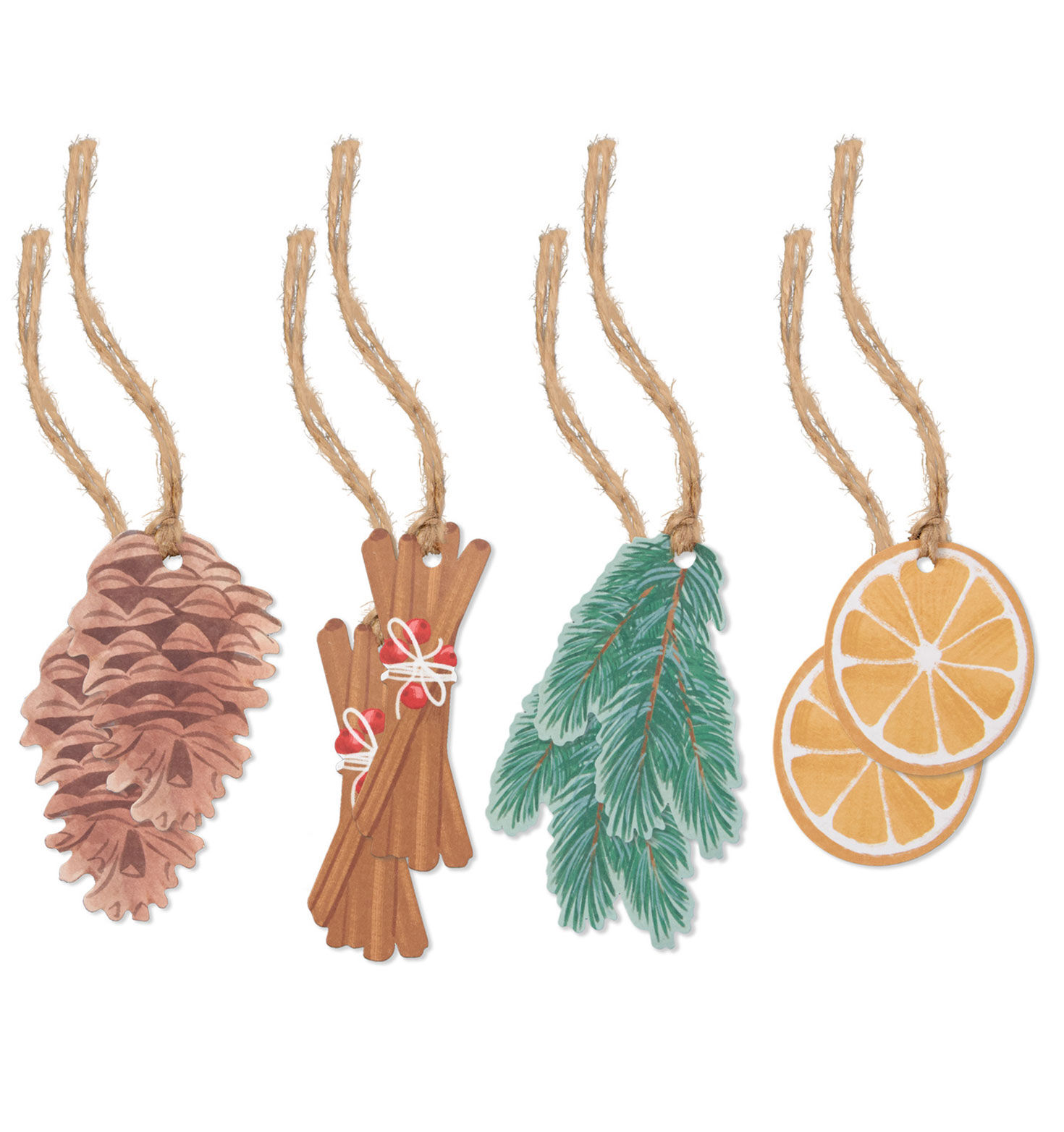 Into the Woods 8-Pack Assorted Holiday Gift Tags