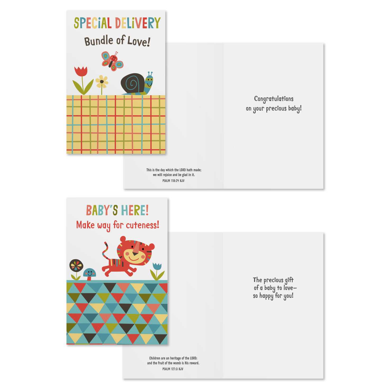 Baby Is Here DaySpring New Baby Cards Assortment Card Front with Sentiment image number 3