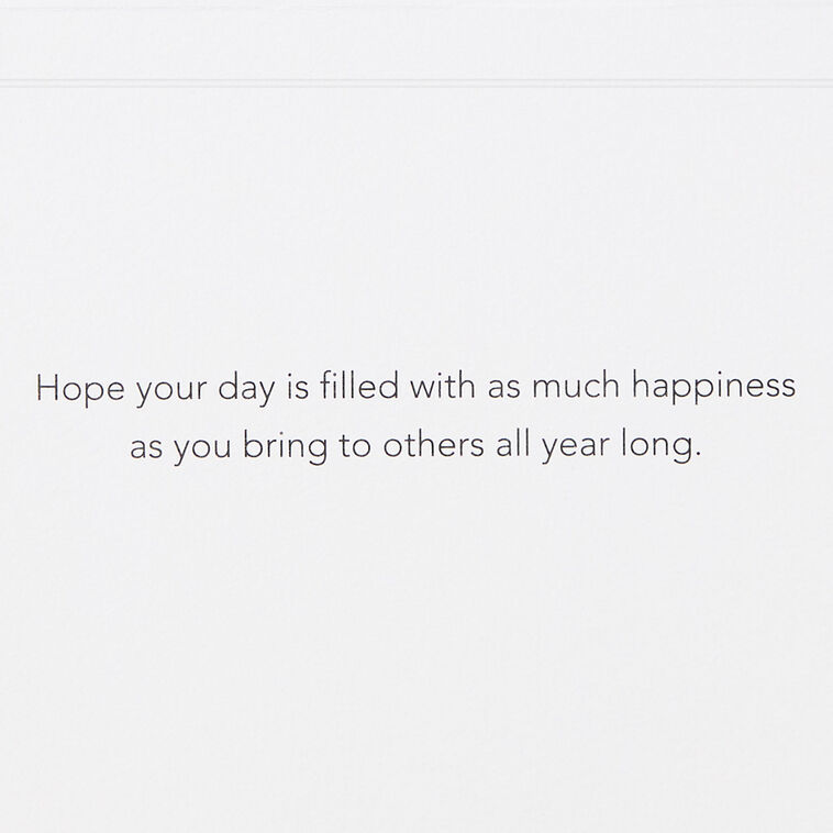 Tropical Flowers Quilling Papercraft Birthday Card Sentiment  image number 2