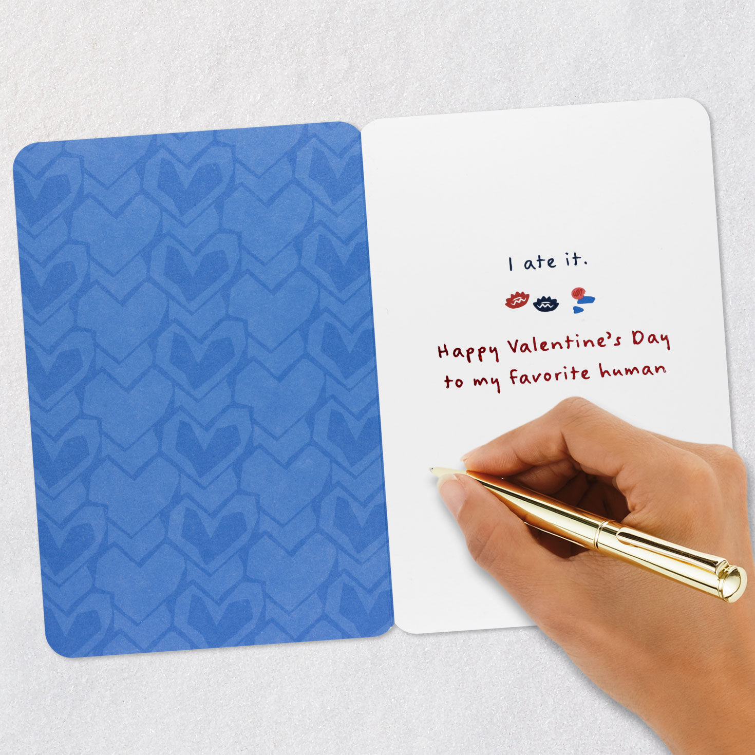 Stitch with Chocolate Box Valentine's Day Card Signing card image number 6