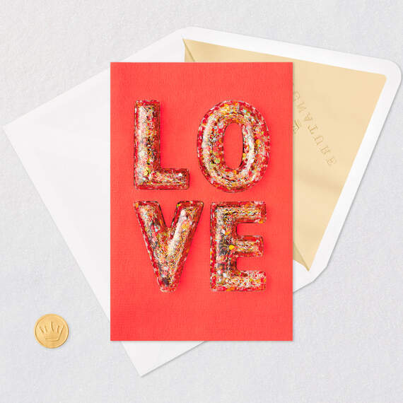 Confetti Love Loving You Valentine's Day Card, , large image number 5