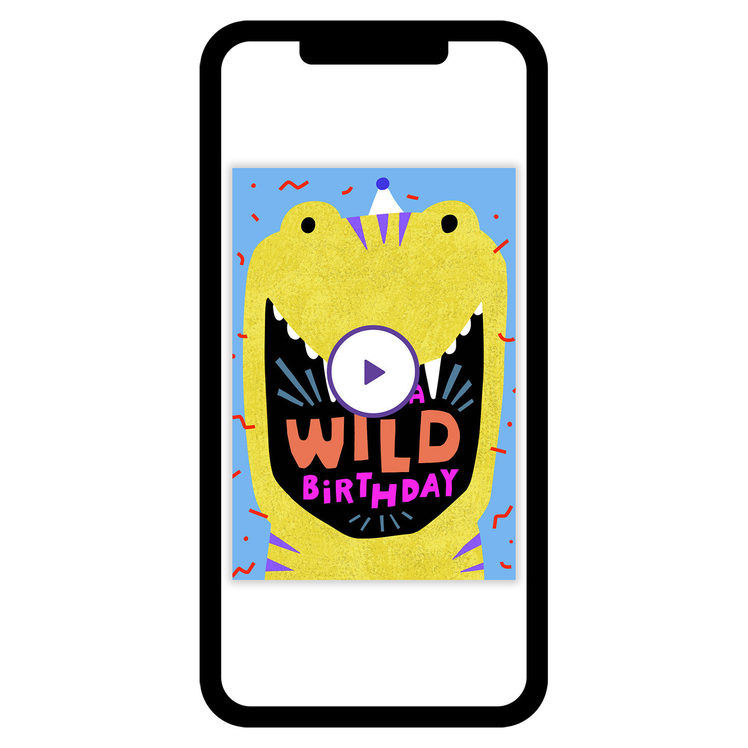 Wild Dino Birthday eCard