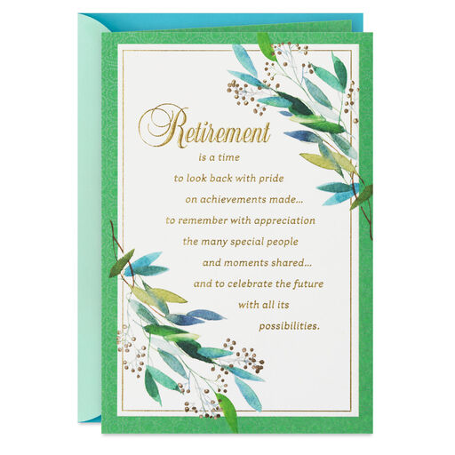 Celebrating the Future Retirement Card, 