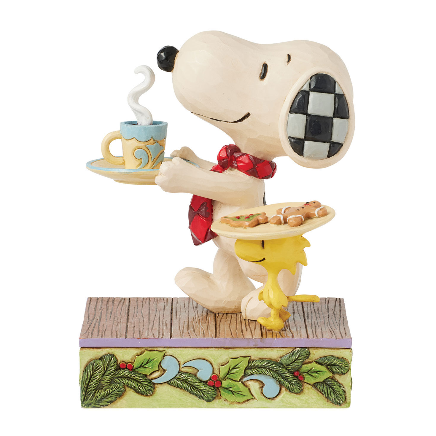 Jim Shore Peanuts Snoopy and Woodstock Cookies for Santa Figurine, 5&quot;