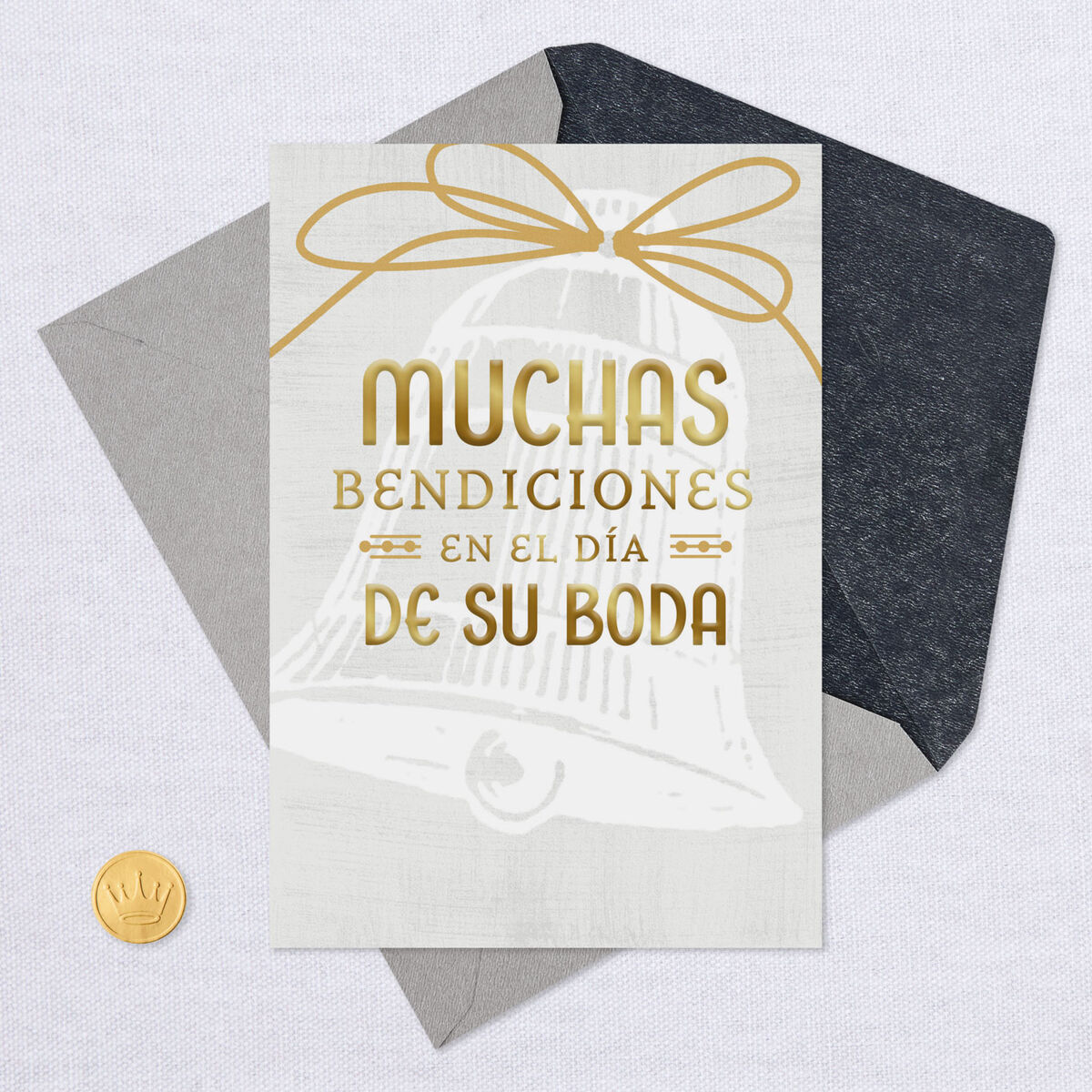 Thanks to God for Your Union SpanishLanguage Wedding Card Greeting