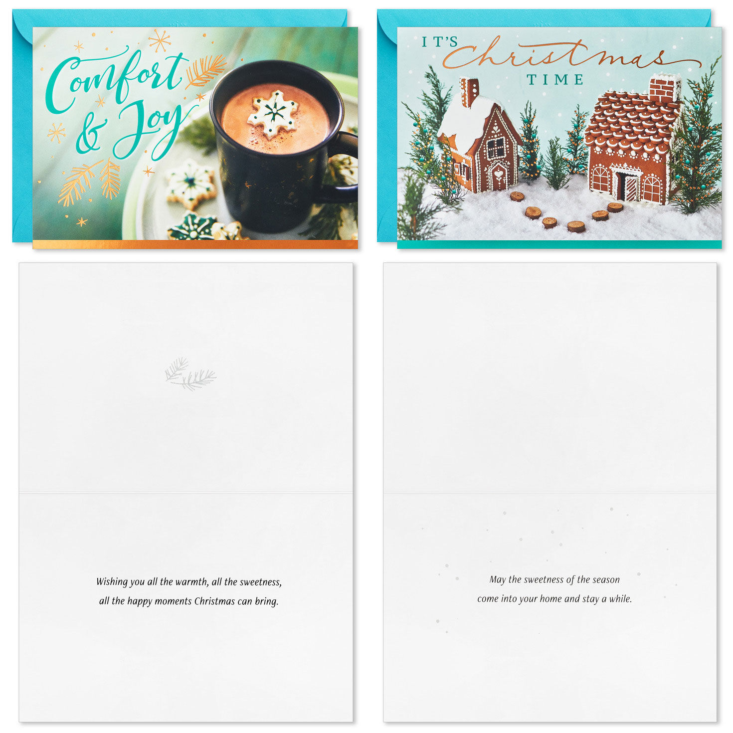 Rustic Boxed Christmas Cards Bulk Assortment Card Front with Sentiment image number 5