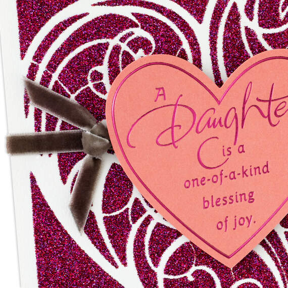 One-of-a-Kind Blessing Religious Valentine's Day Card for Daughter, , large image number 5