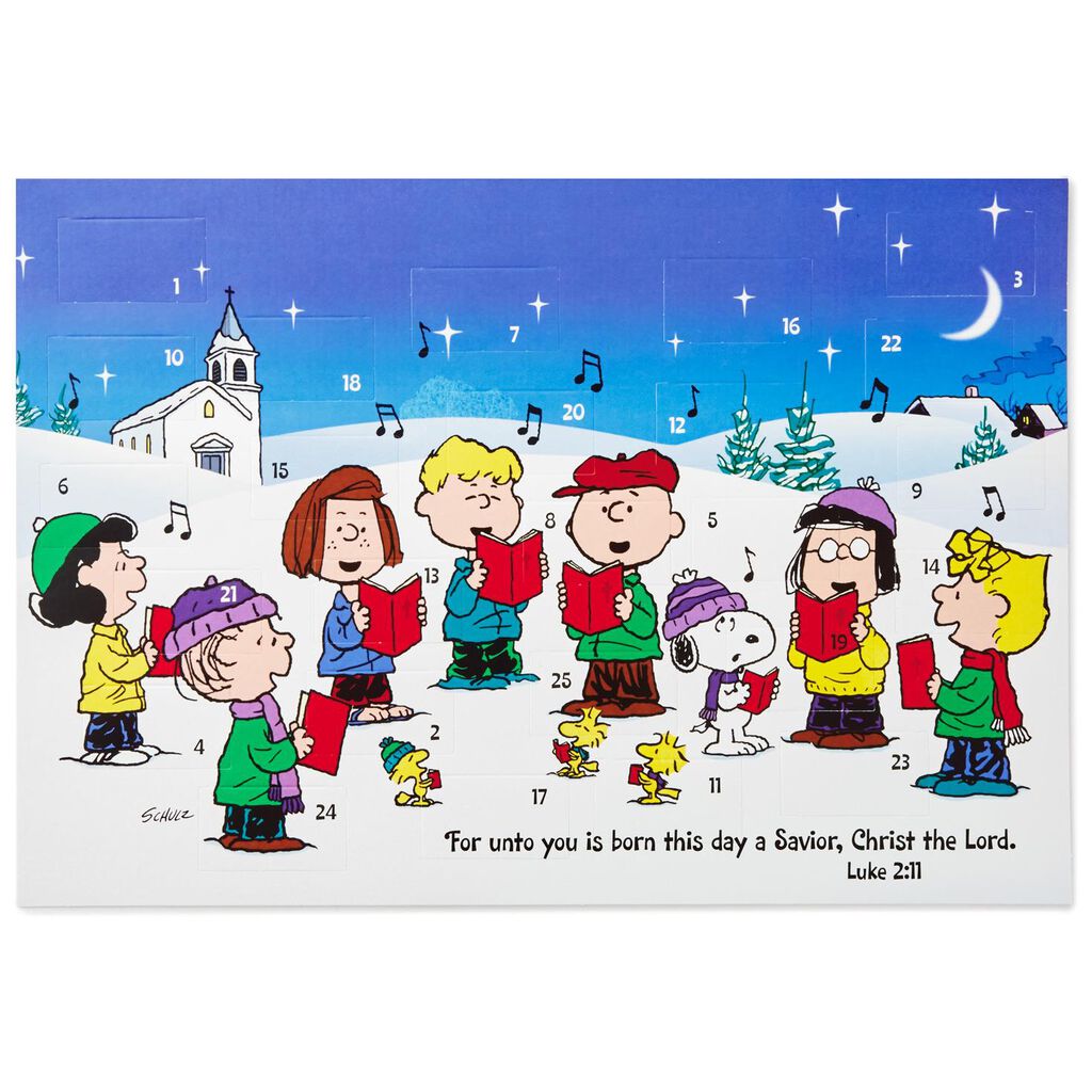 Peanuts® Advent Calendar Decorative Accessories Hallmark