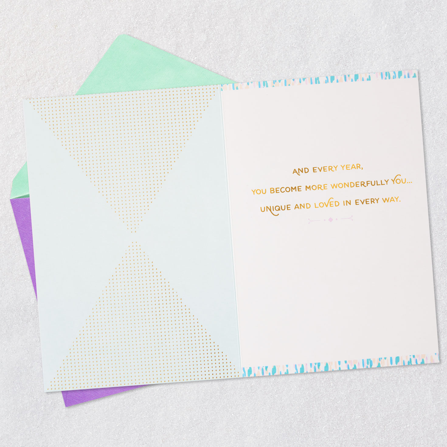 Unique and Loved In Every Way Birthday Card for Her, , large image number 3