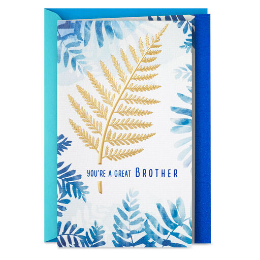 Good-hearted, Thoughtful and Generous Father's Day Card for Brother, 