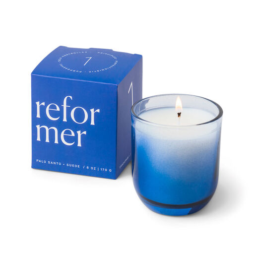 Paddywax Enneagram Reformer Palo Santo and Suede Jar Candle, 6 oz., 