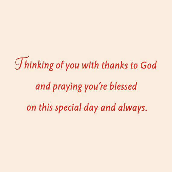 A Blessing for You Religious Thanksgiving Card, , large image number 2