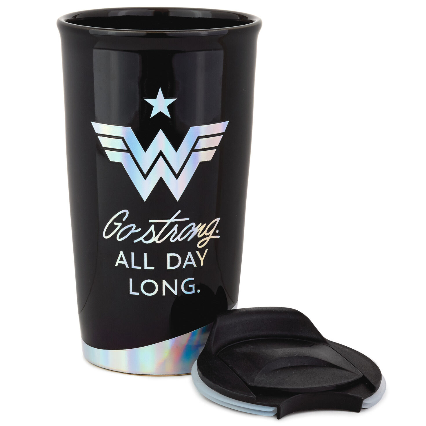 wonder woman travel mug