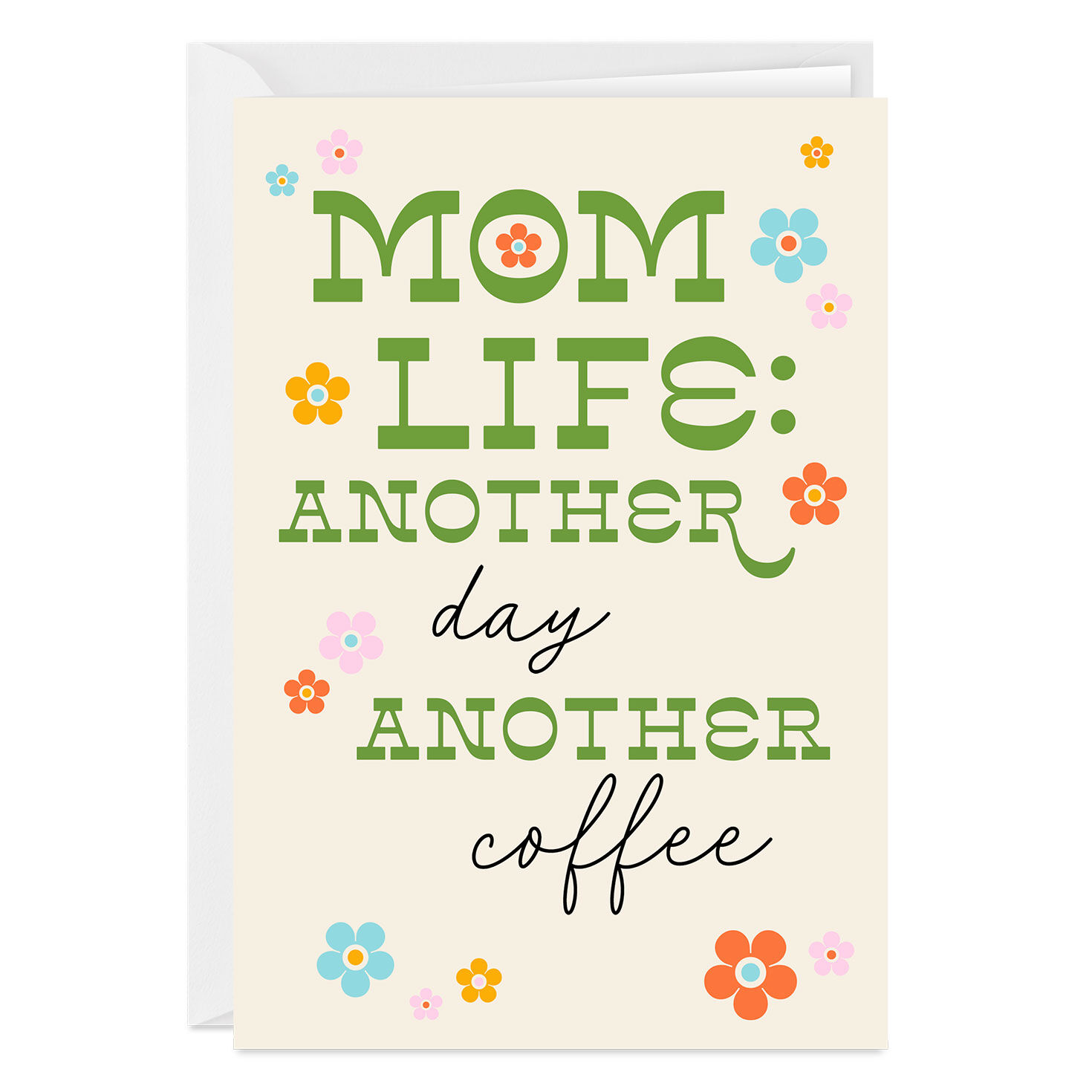 Mom Life Funny Custom Mother's Day Card