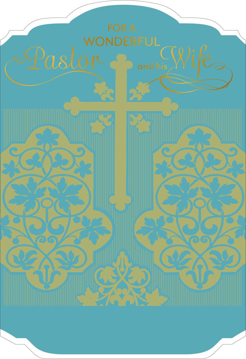 Thankful Hearts for Clergy and Wife Appreciation Card