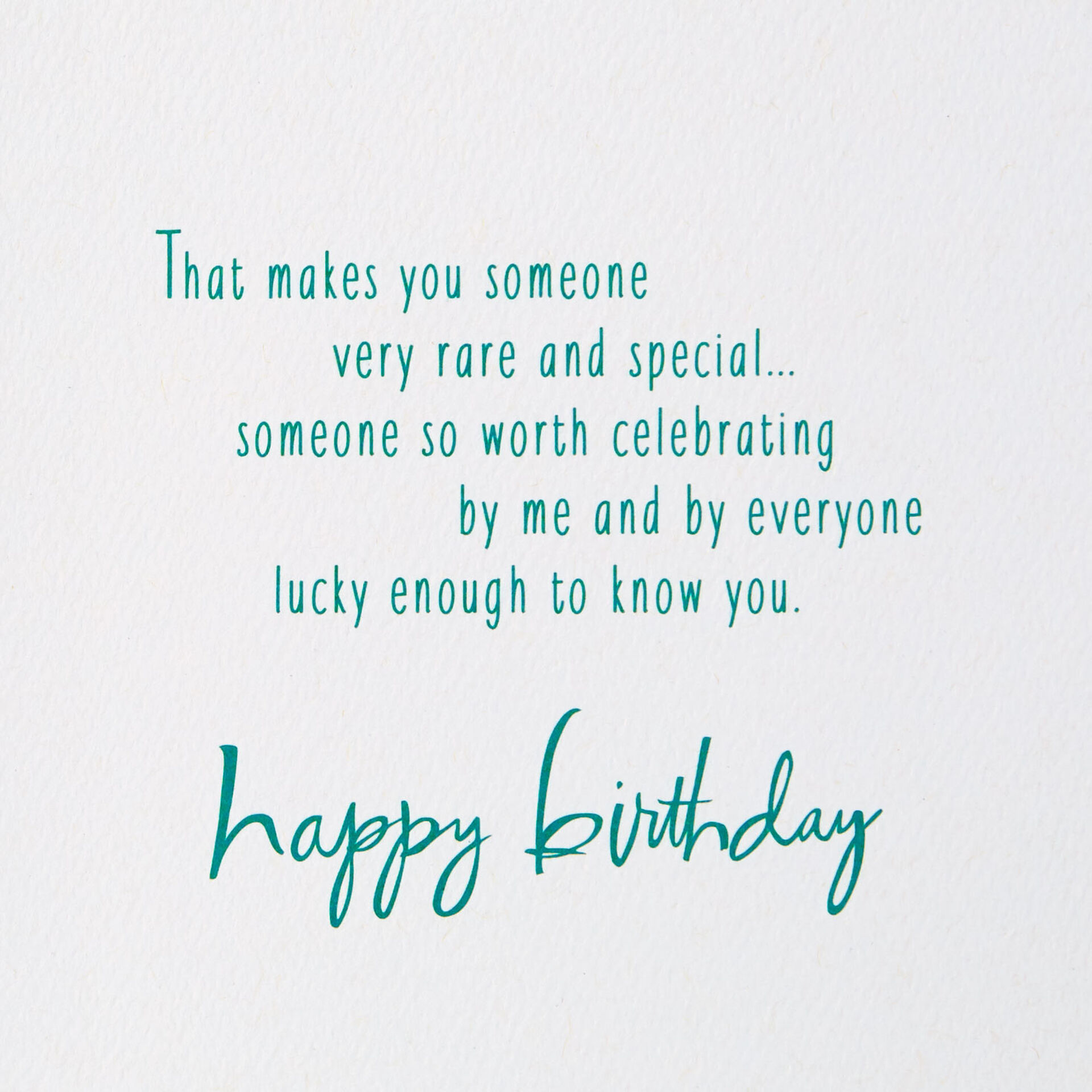 So Lucky to Know You Birthday Card - Greeting Cards - Hallmark