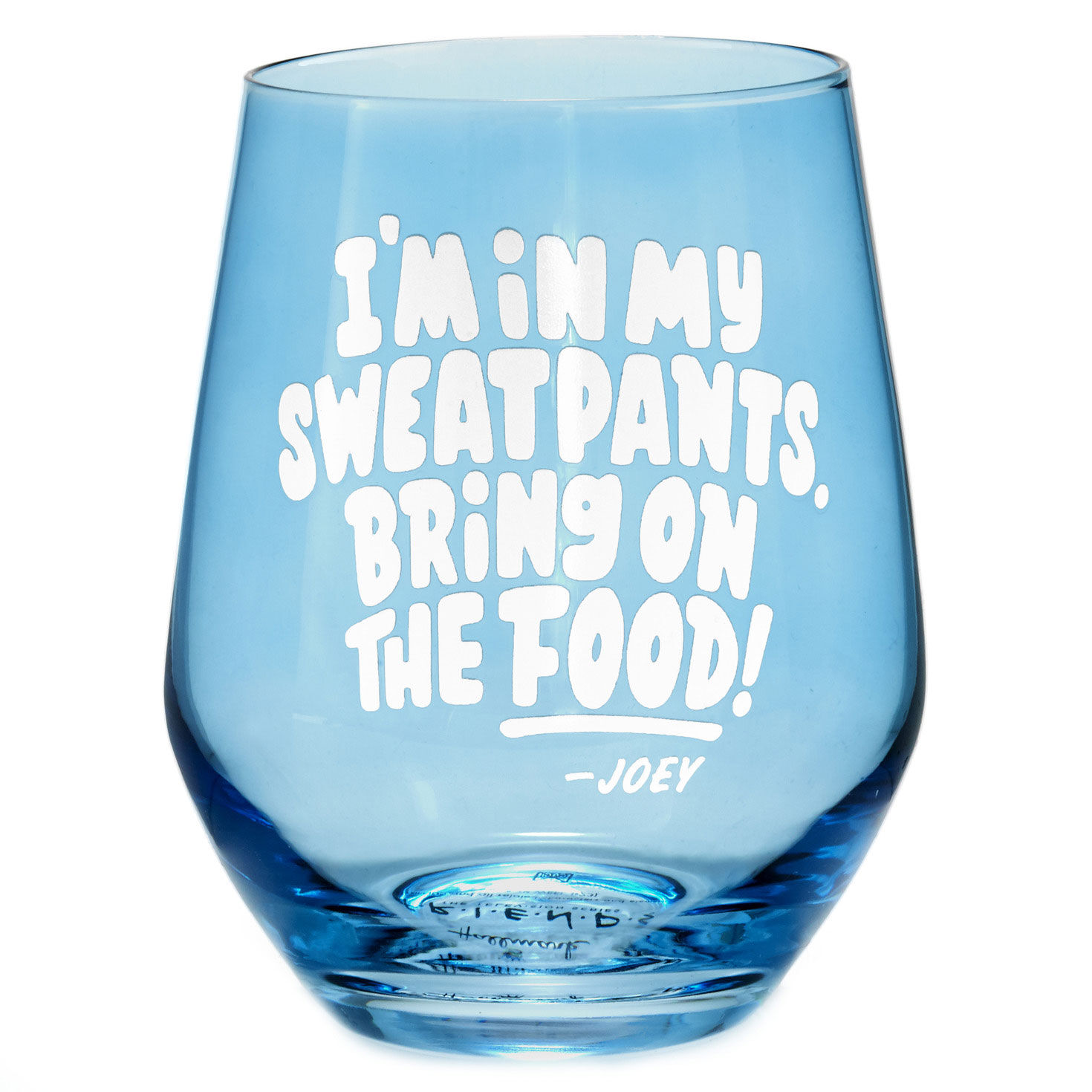 Friends Bring On the Food Stemless Wine Glass, 16 oz. for only USD 16.99 | Hallmark