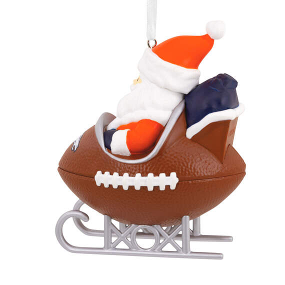 NFL Denver Broncos Santa Football Sled Hallmark Ornament, , large image number 5