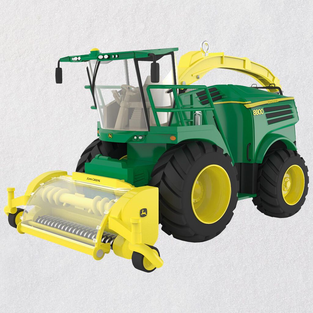 John Deere 8800 Self Propelled Forage Harvester Metal Ornament