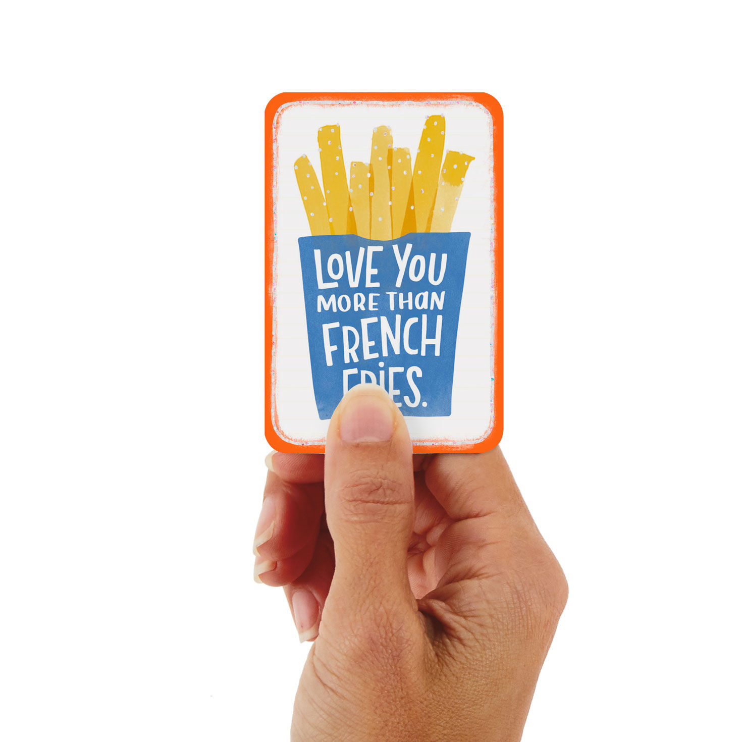 3.25" Mini Love You More Than French Fries Blank Love Card for only USD 1.99 | Hallmark
