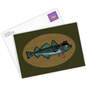 Mounted Fish Sign Funny Folded Photo Card, , large image number 2
