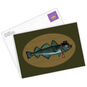 Mounted Fish Sign Funny Custom Card, , large image number 2