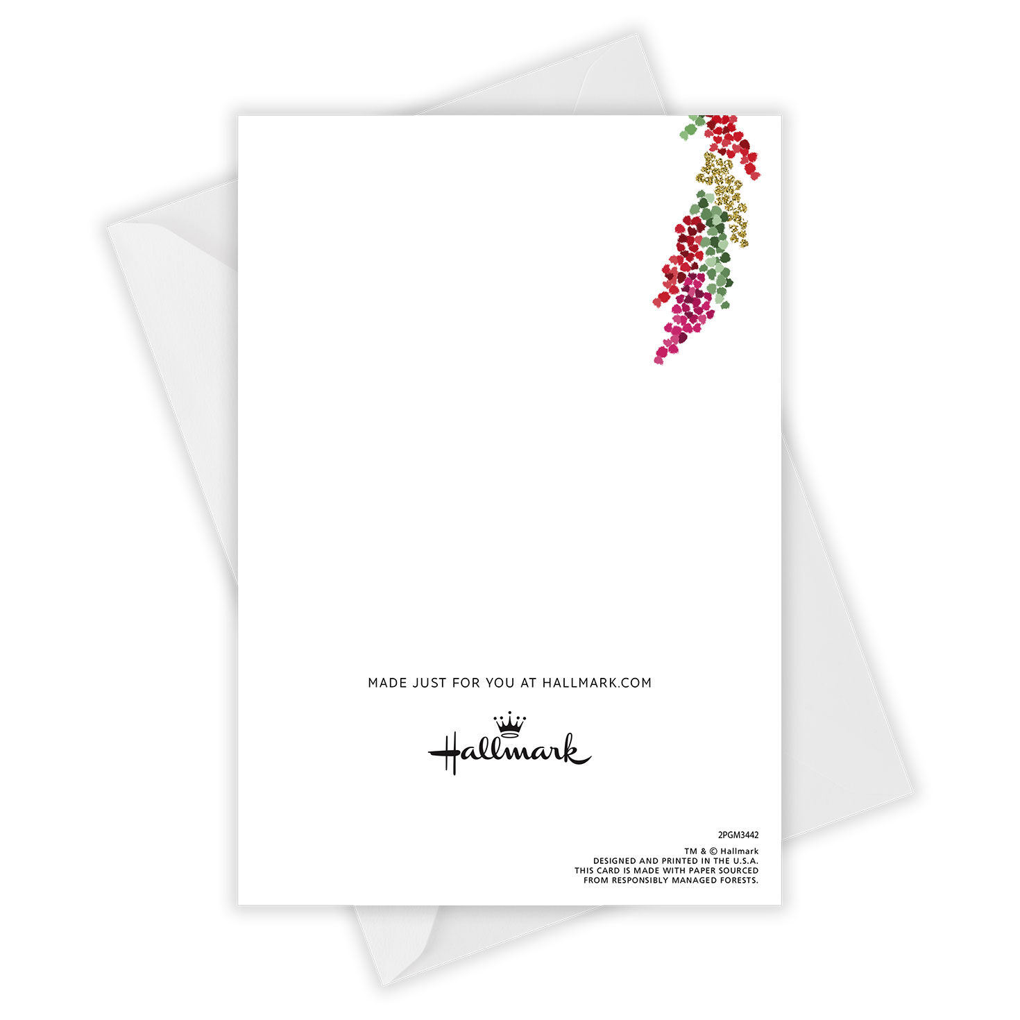 Elegant Peace Sign Custom Christmas Card, , large image number 4