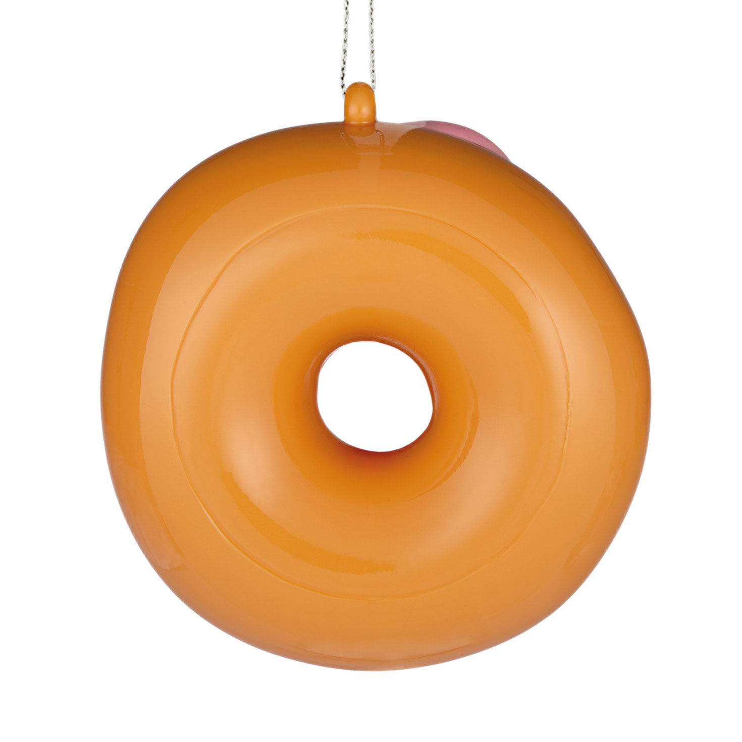 Smiling Sprinkle Donut Christmas Ornament back image number 6