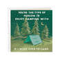 Camping Compliment Funny Card, , large image number 1