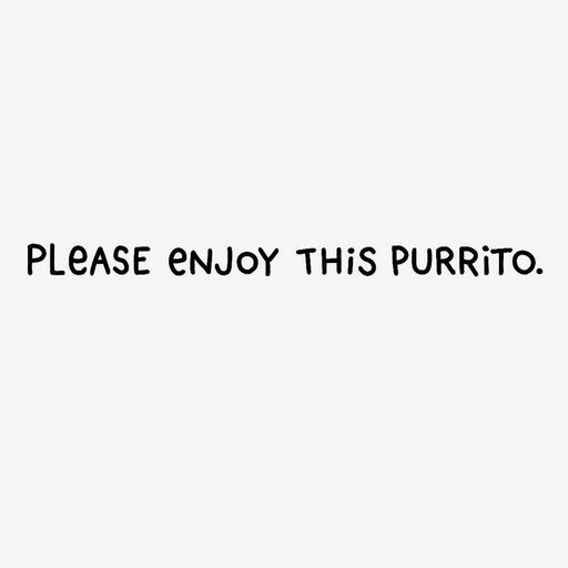 Purrito Funny Card, 