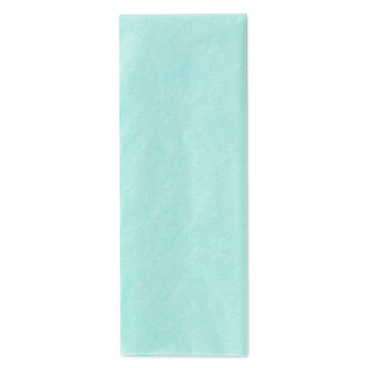 Solid Light Blue Tissue Paper, 8 sheets