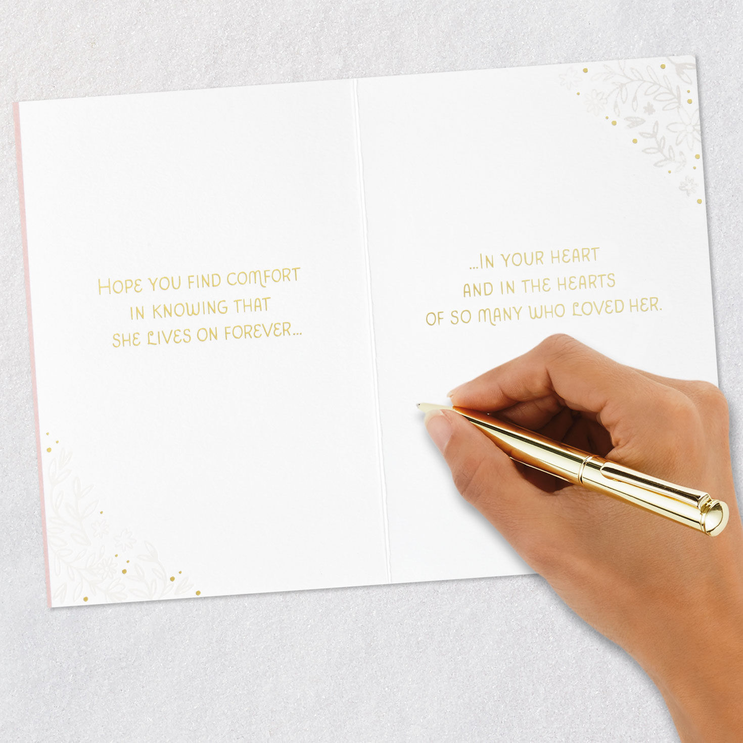 Her Loving Way Sympathy Card, , large image number 7