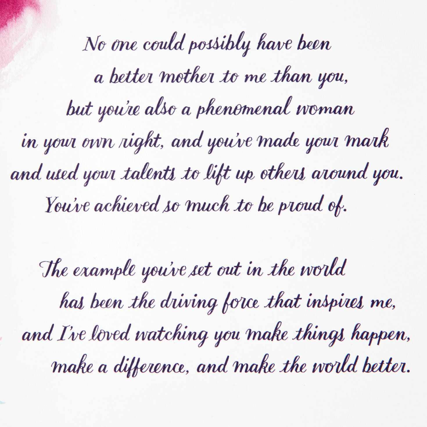 Black Woman in Floral Hat Mother's Day Card for Mom sentiment image number 2