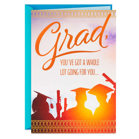 You've Got a Lot Going for You Graduation Card, , large image number 1