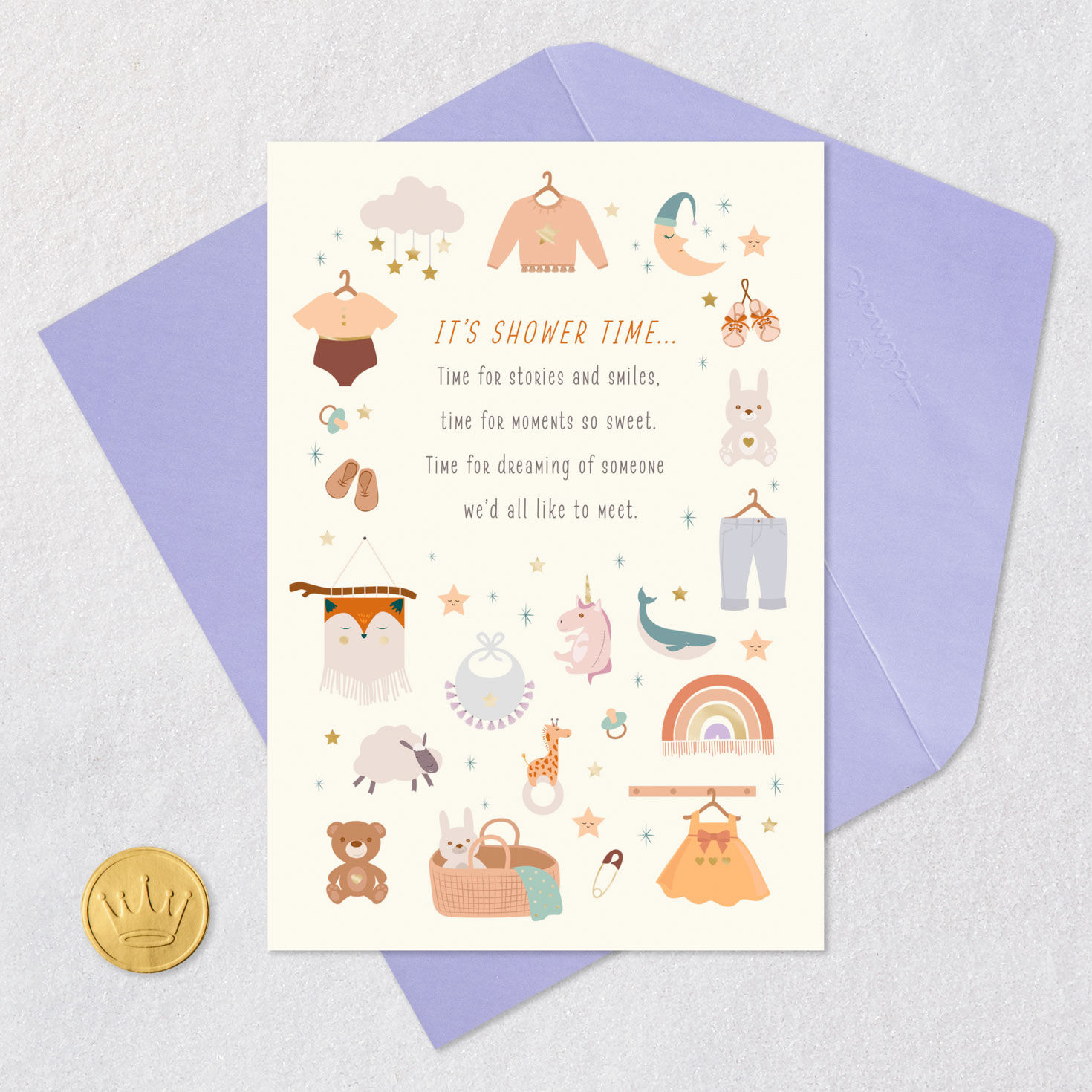 Showered With Love Baby Shower Card for only USD 2.50 | Hallmark