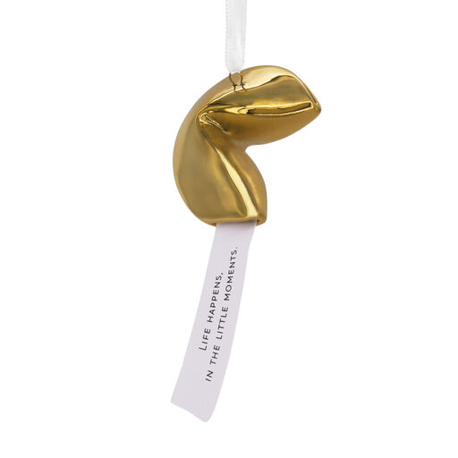 Signature Fortune Cookie Premium Ceramic Hallmark Ornament, 