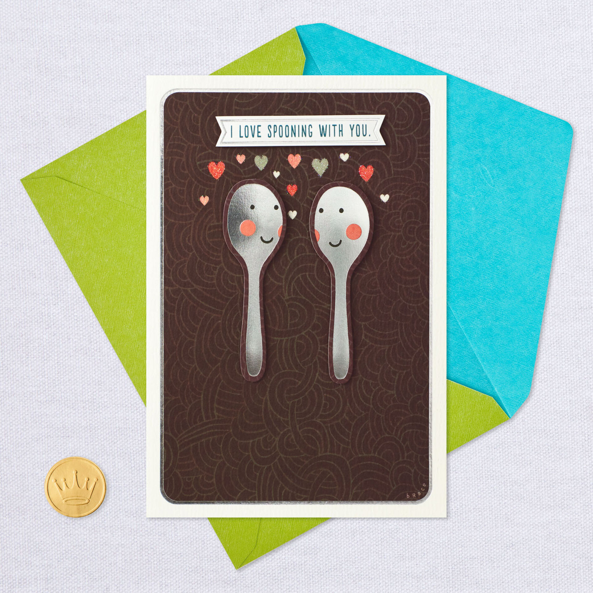 Spooning and More Suggestive Love Card Greeting Cards Hallmark
