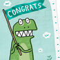 T-Rex Dino Congrats Card Card Front Detail image number 4