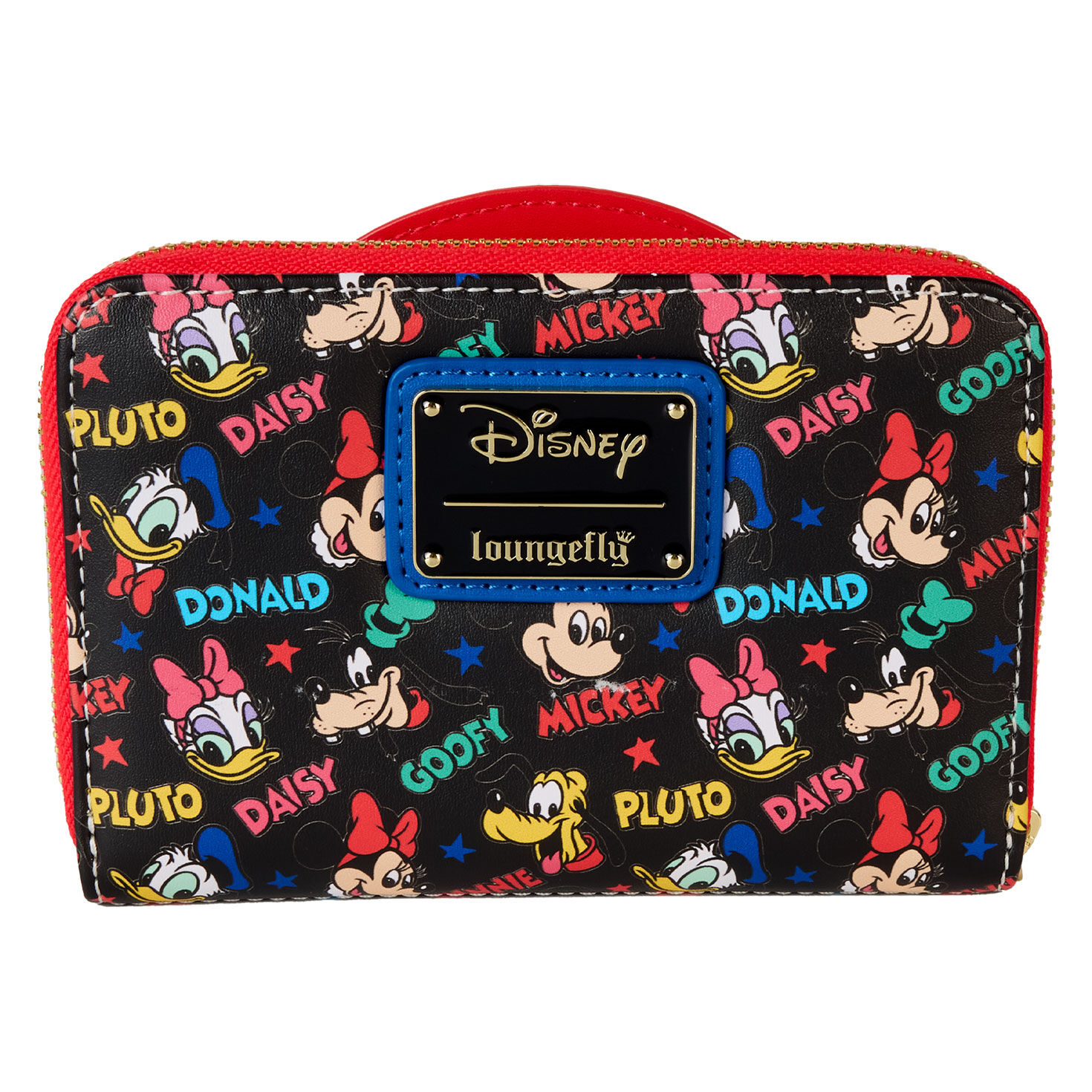 Loungefly マウササイズ ミッキー&フレンズ ウォレット Loungefly Disney Mickey Mouse and Friends Zip-Around Wallet