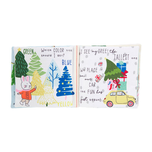 Mud Pie Finding Our Tree Cloth Book With Pin, 