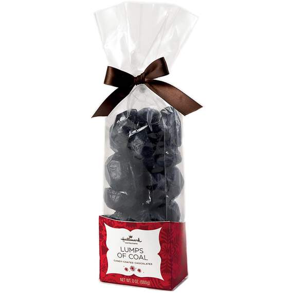 Foil-Wrapped Coal Crispy Chocolate Candy, 8 oz., , large image number 1
