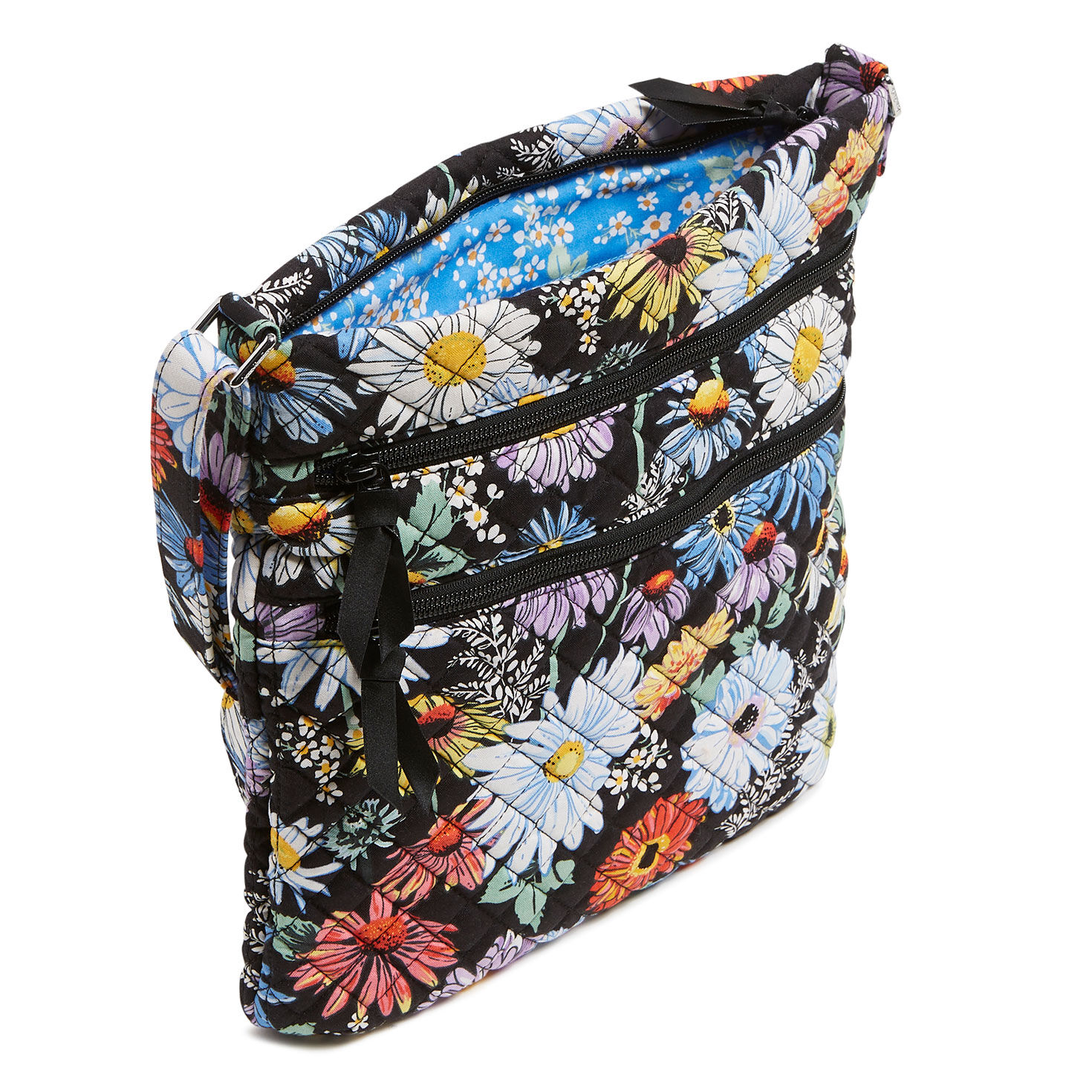 Vera Bradley Iconic Triple Zip Hipster in Daisies Handbags Purses Hallmark