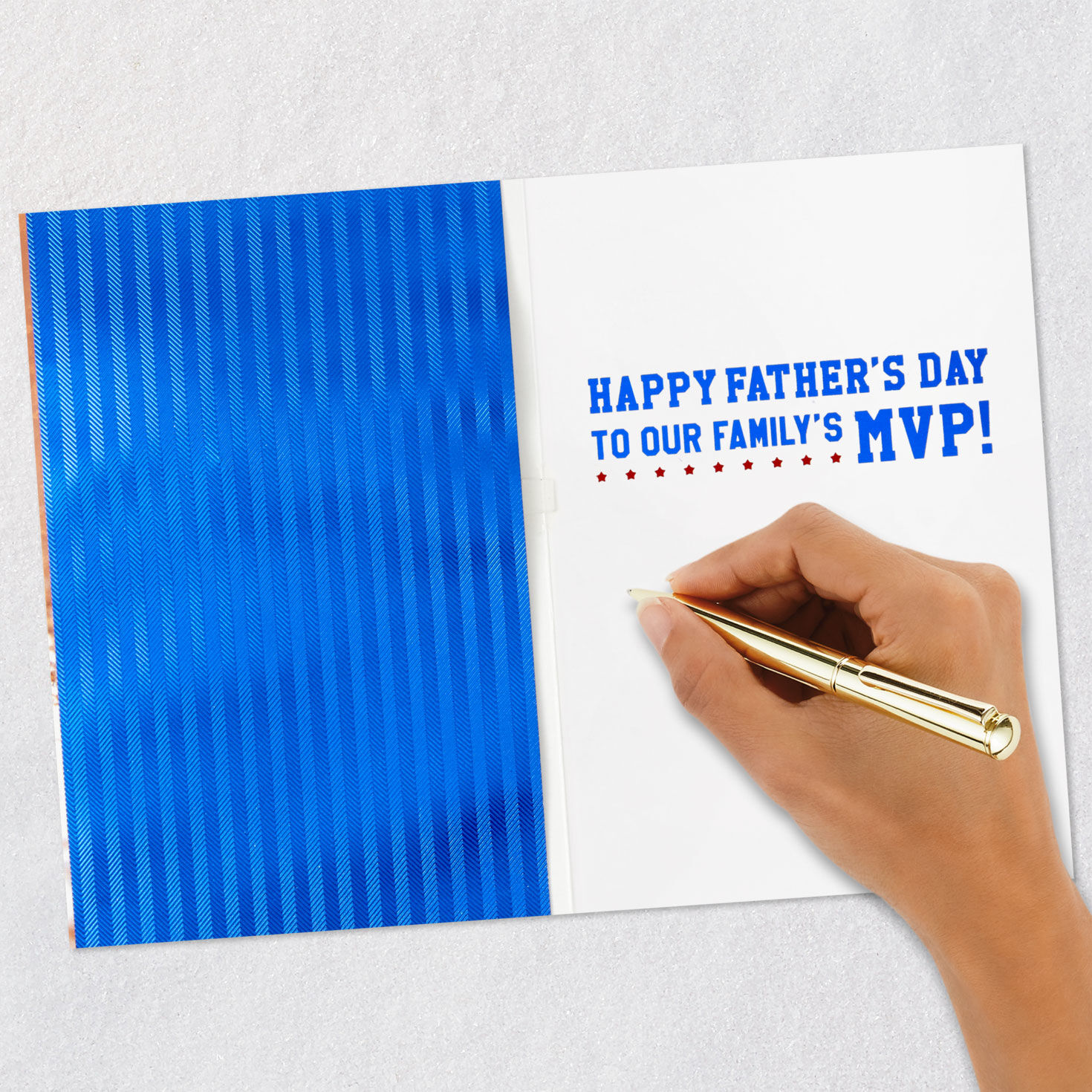 You're Our Family's MVP Musical Father's Day Card for Dad for only USD 7.99 | Hallmark