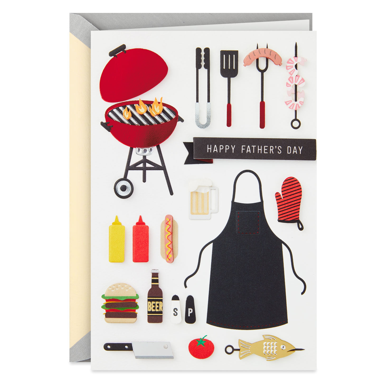 images Father To Be Cards Hallmark deconstructed grilling father s day card