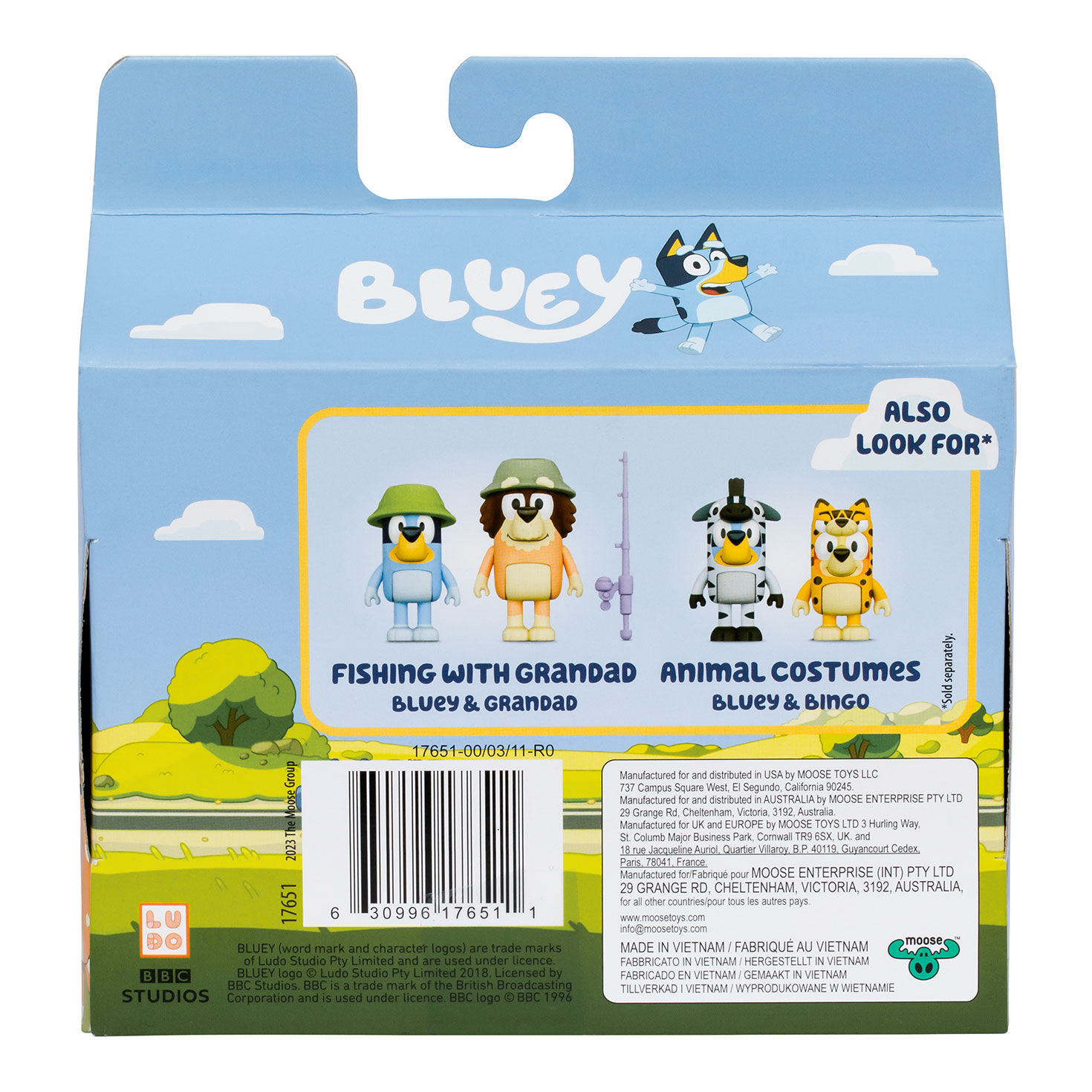 Bluey and Bingo on Holiday Play Figures, Set of 2 for only USD 14.99 | Hallmark
