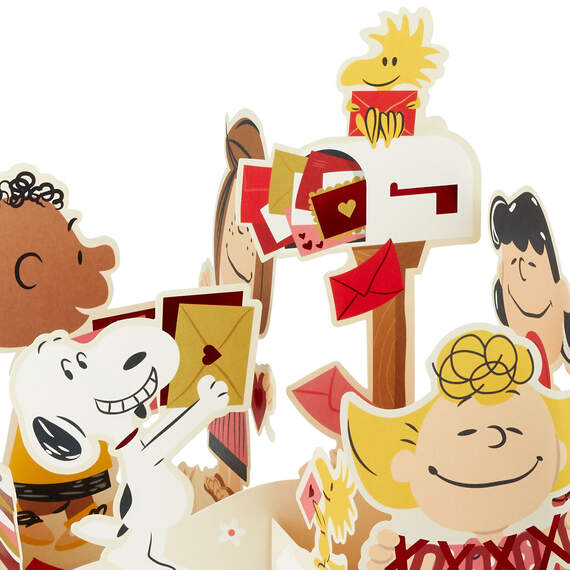 Jumbo The Peanuts Gang® 3D Pop-Up Valentine's Day Card, , large image number 4