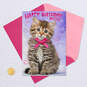 Cuddly Kitten With Bow Birthday Card for Niece, , large image number 5