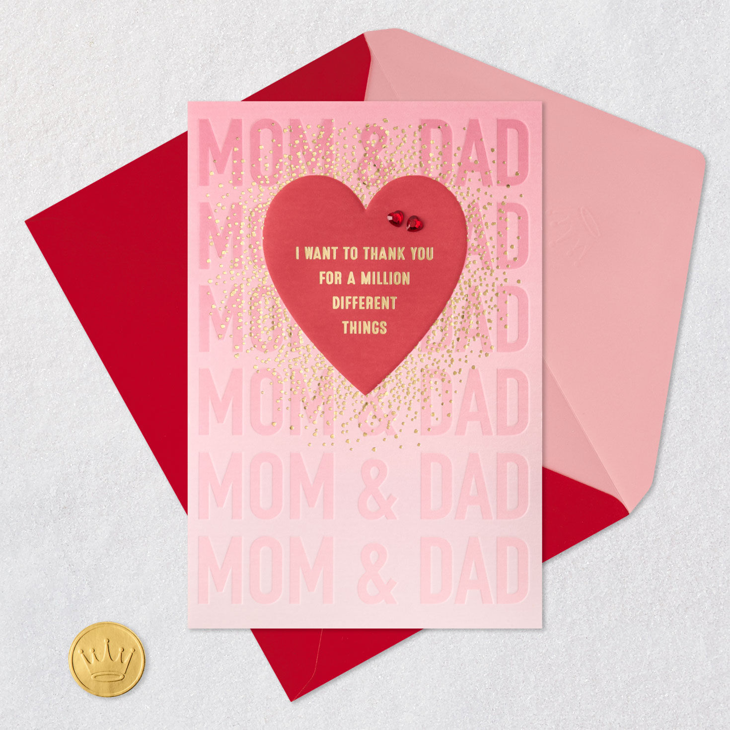So Thankful You're My Parents Valentine's Day Card for Mom and Dad for only USD 6.59 | Hallmark