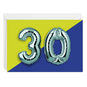30th Balloons Custom Card, , large image number 1