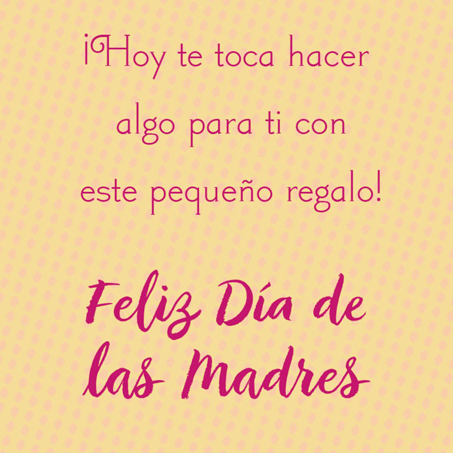 Tulips Spanish Mother's Day Money Holder Card for Mom sentiment image number 2